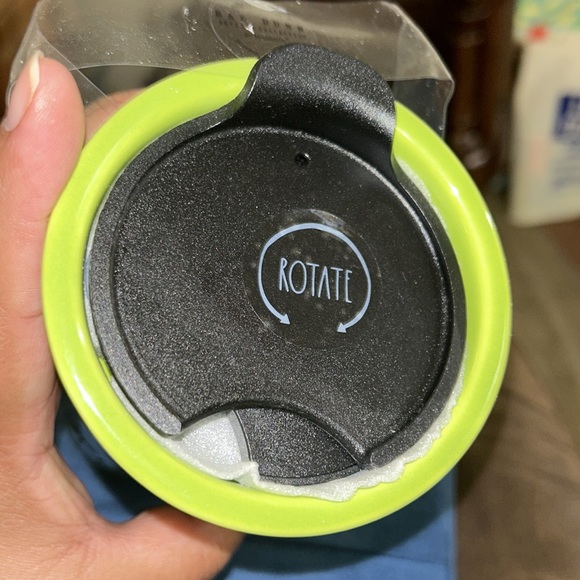 NWT Rae Dunn TRICK OR TEQUILA Tumbler. Iridescent green - Picture 6 of 7